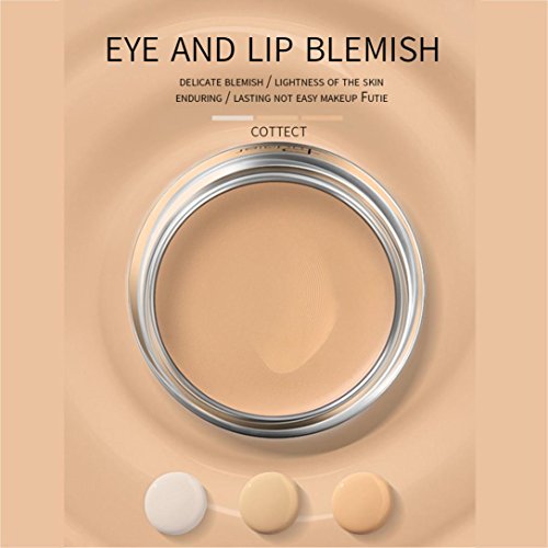 Concealer BB Cream Cover Acne Black Eye Professional Makeup Liquid Silky Smooth Face Foundation Moisturizing Waterproof (B)