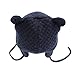 XIAOHAWANG Warm Baby Hat Cute Bear Toddler Earflap Beanie for Fall Winter (6-12 Months, A-navy)
