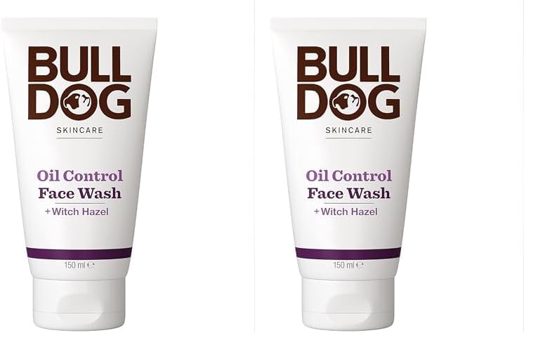 BULLDOG SKINCARE - Oil Control Face Wash For Men | Cleanser for Oily Skin| 150 ml (Pack of 2)