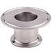 DERNORD Sanitary Concentric Reducer Tri Clamp Clover Stainless Steel 304 Sanitary Fitting End Cap Reducer (Tri Clamp Size: 2.5 inch x 1.5 inch)