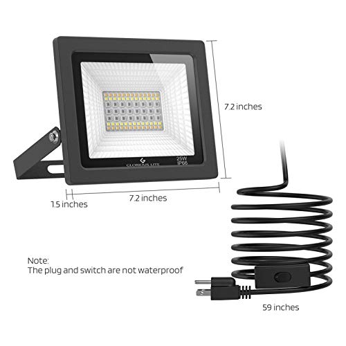 Smart RGB Flood Light with App Remote Control, Dimmable LED Flood Light