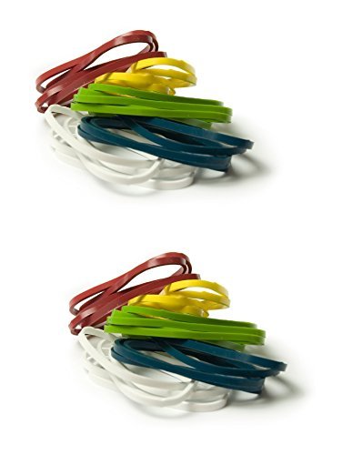 Architec Stretch Cooking Band, 2-Inch, Package 25, Assorted Colors (2 Inch - Pack Of 50)