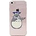 iPhone 7 Case, MC Fashion Ultra Slim Textured Print Transparent TPU Rubber Flexible Slim Skin Case Cover for Apple iPhone 7 (2016) and iPhone 8 (2017) (Totoro)