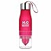 H2O Lemon / Fruit Infuser Water Bottle, Phroboxl 650ml Plastic Water Bottle Citrus Juicer Lemon Squeezer Cup 22oz - Leak Proof