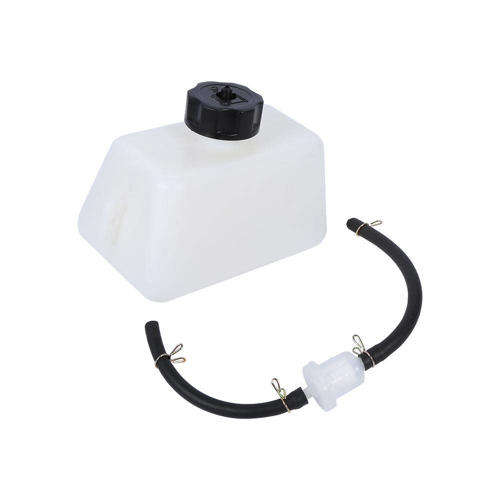 Keenso Gas Fuel Filter Tank, Motorcycle Portable Mini Moto Auxiliary Air Parking Heater Gas Fuel Tank & Hose Line for 2 Stroke Mini Moto Kids Dirt Pocket Bike