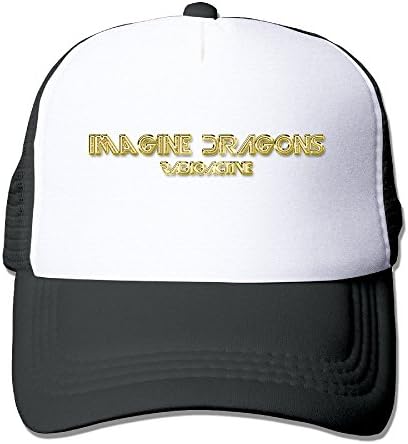 SAXON13 Unisex Baseball-caps Meshback Imagine Dragon Band Hat Cpas Black