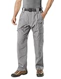CQR CQ-TLP105-STN_30W/30L Men's Tactical Pants Lightweight EDC Assault Cargo TLP105