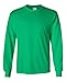 Gildan Adult L/S T-Shirt in Irish Green - Medium