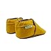 SAYOYO Baby Soft Sole Prewalkers Skid-resistant Baby Toddler Shoes Cowhide Shoes (6-12 months, Yellow)