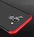 Galaxy J6 2018 Case, Ranyi [Full Body 3 Piece Cover] [Slim & Thin Fit Tightly] [360 Degree Protection] Premium Hybrid Bumper 3 in 1 Electroplated Hard Case for Samsung Galaxy J6 (2018), r/b/r