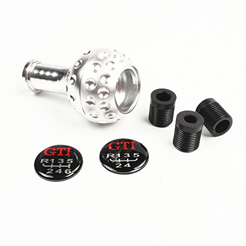 5MT / 6MT Speed Transmission Shift Knob Gear VW Golf MK4 MK5 MK6 MK7 Bora Jetta Rabbit (silver)