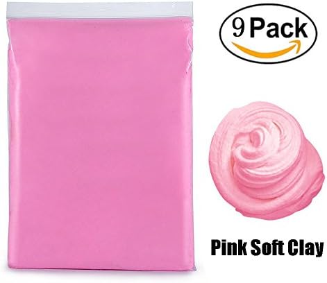 9 Pack Pink Soft Clay (Each 0.7 oz)
