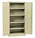 Sandusky Lee RTA7000-07 Putty Steel SnapIt Storage Cabinet, 5 Adjustable Shelves, Powder Coat Finish, 72