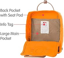 kanken seashell orange