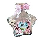 MasterChinese 30 Fl. Oz (900ML) Large Origami Star Glass Jar with Cork Lid (Star)