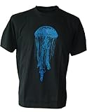Sodatees Men's Monster Jelly Fish Water Sport Kitesurfing T-Shirt