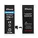 Xlhama Battery Replacement Kit for iPhone 5S 1700mAh 0 Cycle - with Replacement Repair Tool Kits, Adhesive Strip and Screen Protector - 24 Months Warranty/Made in 2019