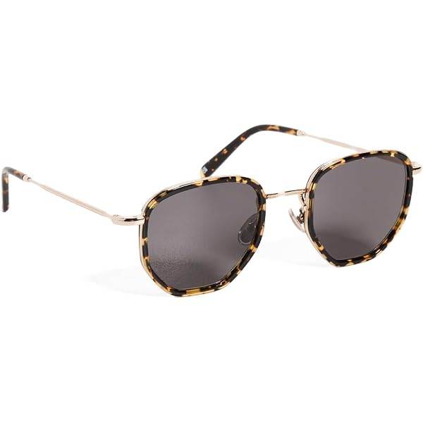 Illesteva Sunglasses Wynwood Ace - Havana/Gold/Grey Flat at  display picture 1