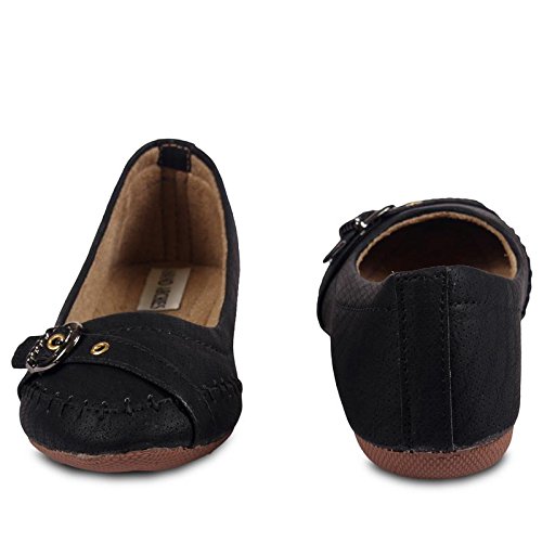 anand archies artificial leather cream ballies for girl's & women's (aa-360-p)