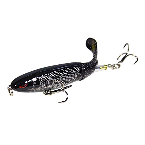 image for DOITPE Fishing Lures Topwater Plopper Bass Lures with Floating Rotatin
