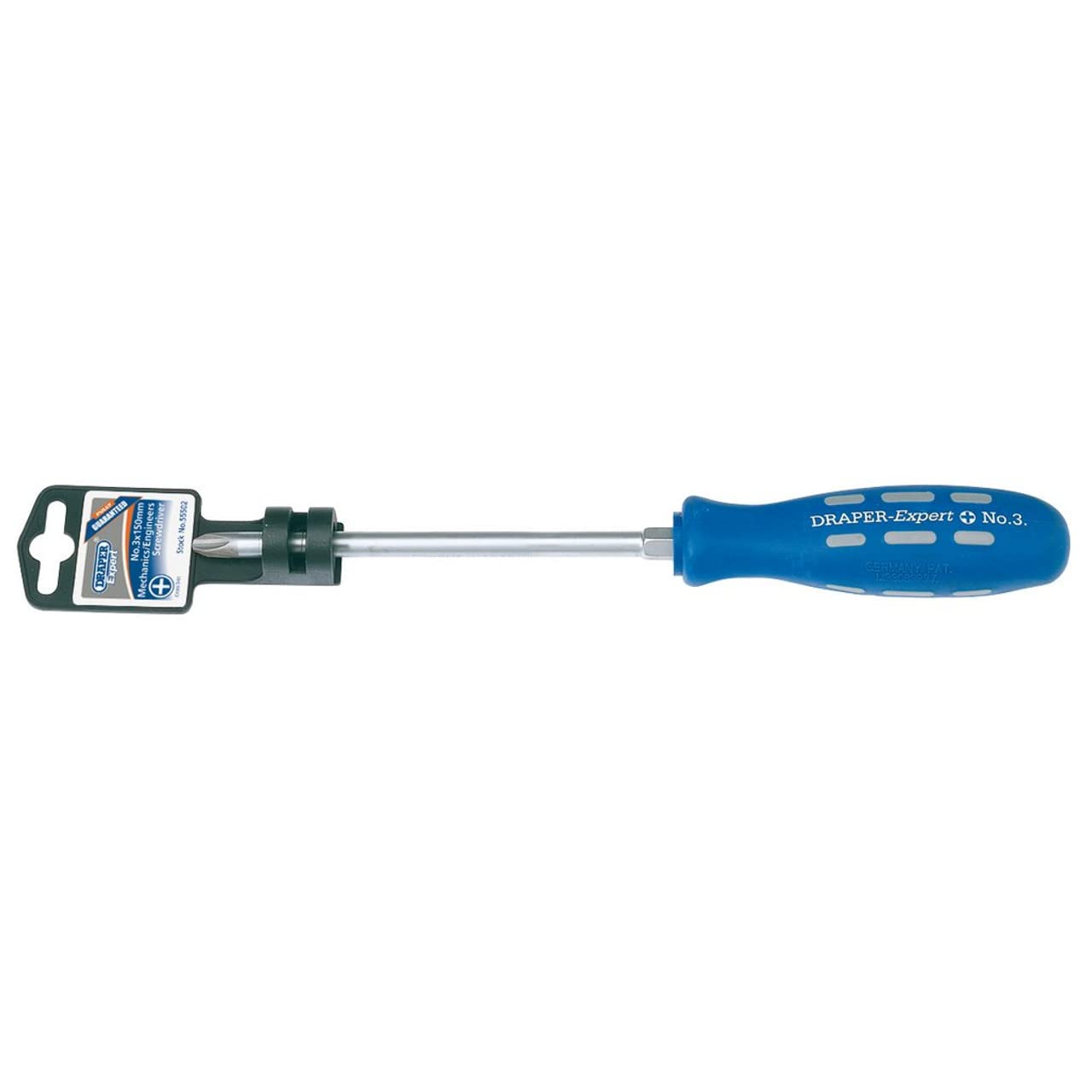 Draper 55502 Expert Number 3 Cross Slot Mechanics Screwdriver, 150mm