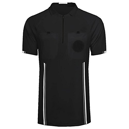 1 Stop Soccer Official Referee Soccer Jersey (Blue, Adult X-Large)