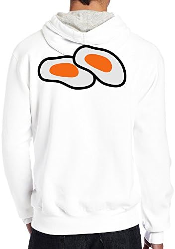 Stickle Men's Trendy Cook Hoodies S White