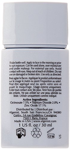 Algenist Ultra Lightweight UV Defense Fluid SPF 50 for Women, 1 Ounce