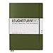 LEUCHTTURM1917 - Notebook Hardcover Master Slim A4+ - 123 Numbered Pages for Writing and Journaling (Army, Dotted)