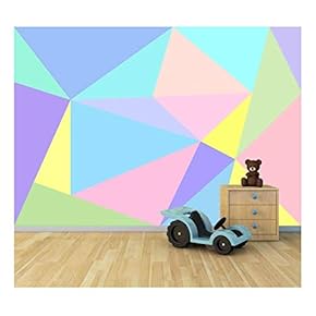 Bright Candy Color Collage - Large Wall Mural, Removable Peel and Stick Wallpaper, Home Decor - 66x96 inches
