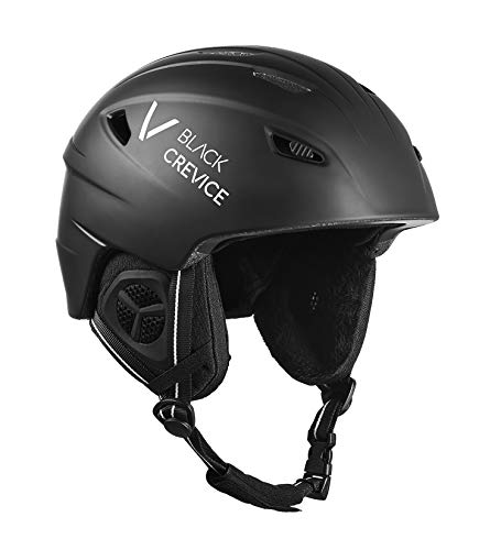 Black Crevice Erwachsene Skihelm Streif, matt schwarz/weiss, S…