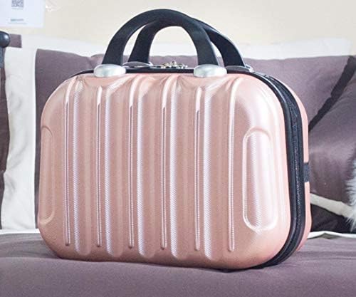 Tuniya Cosmetic Case Hard Shell Toiletry Suitcase Hand Luggage Vanity Case Make Up Organizer Beauty Storage Travel Beauty Nail Holder Cosmetic Box