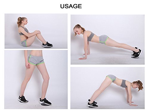 ITTA-Gliding-Discs-Double-Sided-Slider-Discs-Exercise-Sliders-2-Dual-Sided-Gliding-Sliding-Discs-for-Core-Fitness-Gym-Carpet-and-Hardwood-Floors-Home-Abdominal-Exercise-Equipment