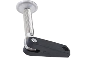 Stainless Steel Outboard Motor Transom Clamp Handle Bolt for Kayak Inflatable Boat Accessories and 4HP-15HP 2-Stroke Engines 