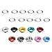 Bememo 300 Pieces Grommets Kit Metal Eyelets Colorful with Installation Tools Shoes Clothes Crafts, 10 Colors (3/16 Inch)