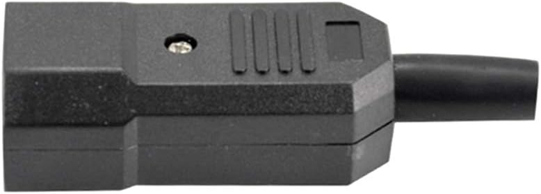 Black 3 Pin IEC 320 C C14 Male Plug Rewirable Power Connector Socket AC 250V/10A 50 pcs