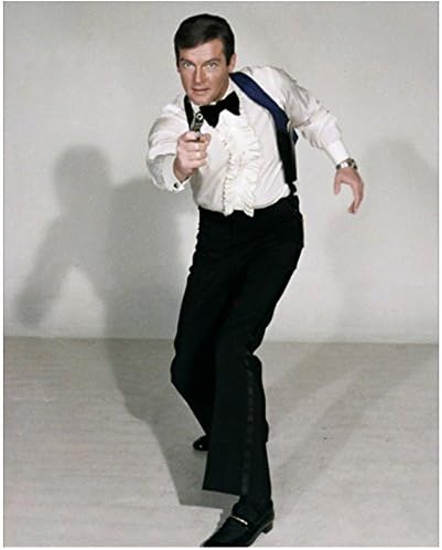 Roger Moore As James Bond 007 Classic Pose In Tux 8 X 10 Inch Photo At Amazon S Entertainment Collectibles Store