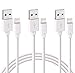ilikable 3 Pack 6ft Lightning Cable, Apple MFi Certified iPhone Charger Cable, Compatible with iPhone 11 Pro Max/ XS Max/ XR/ X/ 8/7/ 6s/ SE, iPad Mini/Air, iPod, Airpods - White primary