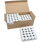 Stonebriar SB-SP-3424A 6-7 Hour Long Burning Unscented Tea Light Candles, 300 Pack, White
