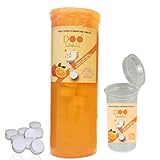 Doo Drops NEW! Toilet Odor Eliminating Tablets You Drop In Before You Go- 62 Citrus Scented Drop & Go, No Waiting/Home & Travel