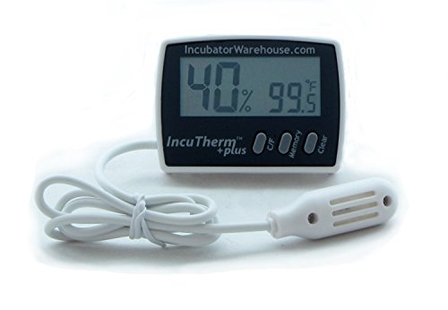 IncuTherm Plus Digital Thermometer Hygrometer w Min/Max Memory & Remote Probe - Thumbnail 6