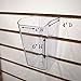 Pen Cup for Pegboard & Slatwall - Acrylic Bucket Bin - 2 Pack