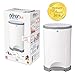 Dekor Plus Hands-Free Diaper Pail | Easiest to Use | Just Step - Drop - Done | Doesn't Absorb Odors | 20 Second Bag Change | Most Economical Refill System |Great for Cloth Diapers | white w/gray trim primary