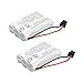 2pcs BT-446 Cordless Phone Rechargeable Battery for Uniden Cordless Phone BT446 BP-446 BP446 BT-1005 BT1005 TRU8885, TRU8885-2, TRU88852, TRU8888, TRU9460, TRU9465, TRU9480, TCX-800