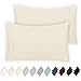 California Design Den 400 Thread Count 100% Cotton Pillow Cases, Vanilla Yellow Standard Pillowcase Set of 2, Long - Staple Combed Pure Natural Cotton Pillowcase, Soft & Silky Sateen Weave