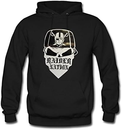 Fanging Design Raider Nation Adult Hoodie, Custom Print Classic Sweatshirt XXX-Large Black