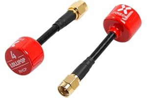 2pcs FOXEER FPV Antenna Lollipop 4 Updated Version 5.8GHz RHCP 2.5Dbi SMA for FPV Racing Drone Fatshark Goggles TX RX