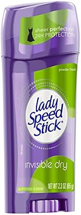 Lady Speed Stick Invisible Dry Antiperspirant Powder Fresh 2.3 Oz 65 g view 5