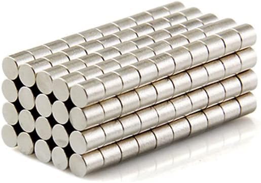 Photo 1 of QinhBting 200 Pieces 2x5mm Small Fridge Magnets for Crafts Refrigerator Whiteboard Kitchen Office Magnet