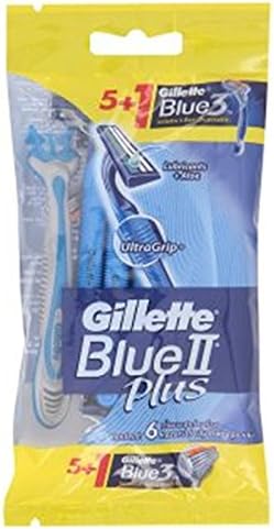 Gillette Blue Two Plus Razor 6 pcs.(pack 2 )